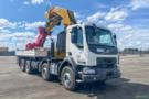 Caminhão Volvo VMX 360 8x4 23/23 Guindaste Canivete 80T e Manipulador 6T