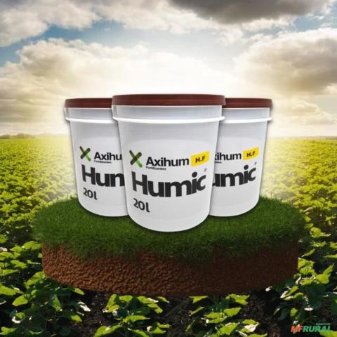 Humic HF - Turfa Líquida - Alta Concentração De Substâncias Húmicas Balde 20L