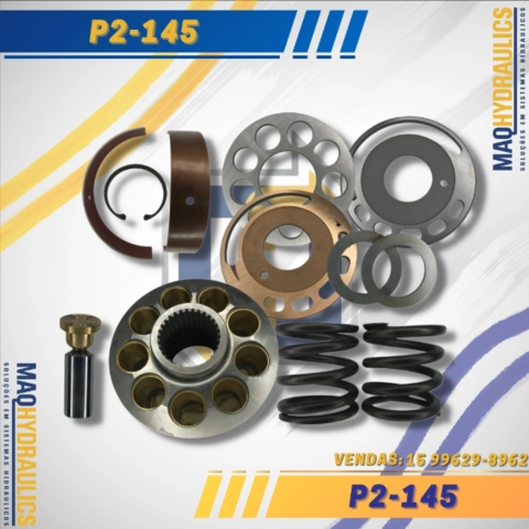 Conjunto Rotativo e Kit Vedação Bombas Hidráulicas P2 145 Imagem Conjunto Rotativo e Kit Vedação Bombas Hidráulicas P2 145