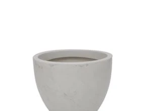 Vaso Branco Mármore 40x30