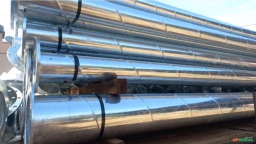 TUBO DE AÇO HELICOIDAL Imagem TUBO DE AÇO HELICOIDAL